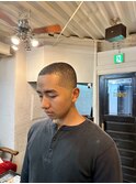 MEN’S HAIR/サーフカール/刈り上げセンターパート/心斎橋