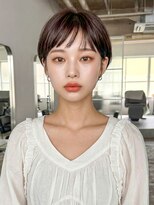 フレイムスヒュー 高崎店(FRAMES HUE)&nbsp;20代30代40代★ピンクベージュ大人前髪ありベリーショート