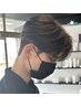 【韓国風】デザインカット＋ダウンパーマ ￥9,900
