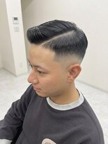 ヘアーメイク クーラ 行橋店(Hair make CURA)&nbsp;ビジネス爽やか清潔感抜群サイドパートメンズカット
