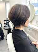 くびれと丸みが素敵なショートボブ