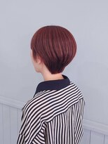 ジョルジュ サンク 戸田店(George Cinq) オレンジブラウン×ハンサムショート