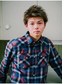 ソフトモヒカン×ツーブロック