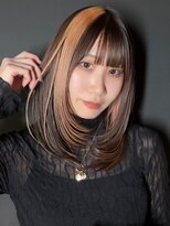 ヴァイス 渋谷店(VAICE)&nbsp;フェイスレイヤー/デザインカラー/モカブラウン/ペールオレンジ
