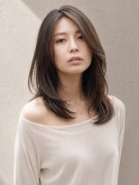 ノラ ギンザ(NORA GINZA) セミロング×レイヤースタイル×前髪なし 20代30代40代50代
