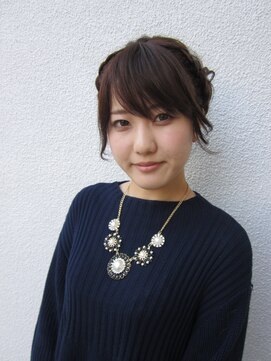 美容室イーナ(e na) 上品編みこみアップ