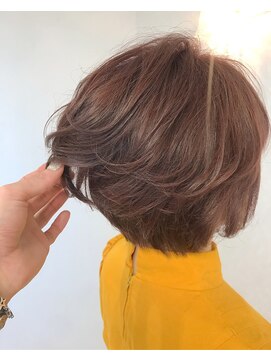 ヘアーアンドメイク ドレス(DRESS) ピンクブラウンカラー