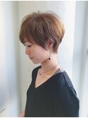 襟足すっきり☆小顔ワンサイドショート[20代/30代/40代/50代]
