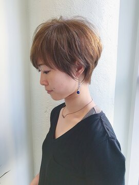 ビグディーサロン(BIGOUDI SALON) 襟足すっきり☆小顔ワンサイドショート[20代/30代/40代/50代]