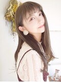 透明感×ミルクティーベージュ×ベージュ