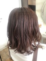 エメ ヘアー(aimer hair) 赤紫カラー