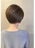 20代30代40代大人可愛い小顔前下がりショート