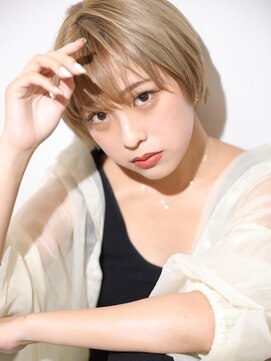 ショコラ アベノ(Chocolat ABENO) #ホワイトグレージュ #美髪 #マッシュショート