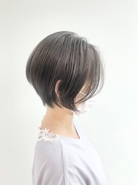 リンダバイネオリーブ 白楽店(Linda by neolive) 【明るく染まる白髪染め】メルティカラーの美髪菱形ショート