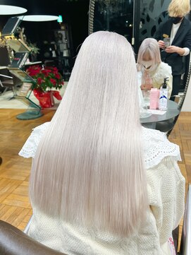 オブヘアーギンザ(Of HAIR GINZA) 透明感カラー☆ホワイトブリーチ
