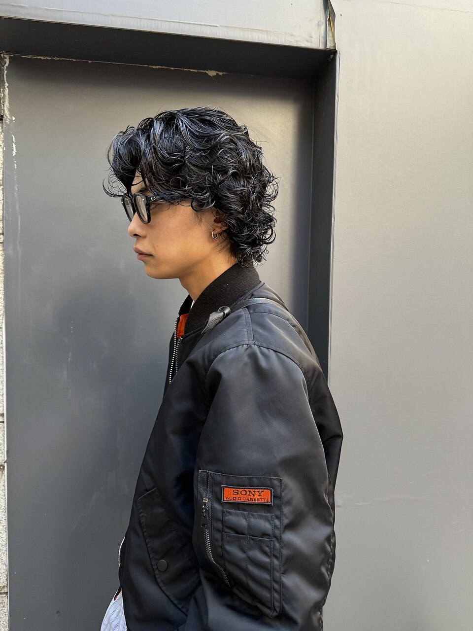 常田大輝風メンズミディアムウルフパーマ：L198088454｜ノラ シブヤ