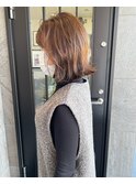無造作切りっぱなしボブ
