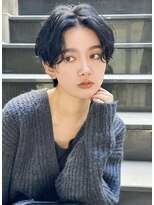 クーエフー(coo et fuu)&nbsp;センターパート10代20代30代/ゆるぱーま　メンズライク