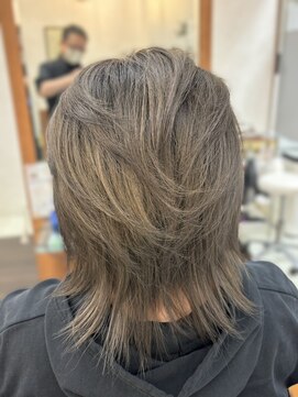 リベーヌプラス 30代40代50代 ハイトーンカラー【野入】レイヤーカット 1B