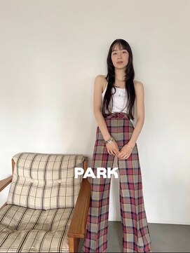 パーク(PARK) 顔まわりカット顔まわりレイヤーロングレイヤーウルフカット