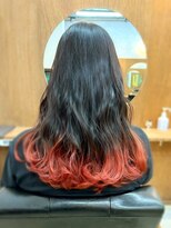 ルレーヴ 船越店(Le reve)&nbsp;グラデーションカラー/ピンク/レッド/派手髪/アクリル/浜松