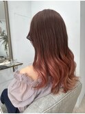 ピンクグラデーション