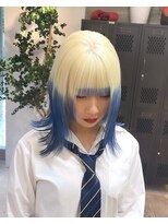 ヲタク(wotaku.)&nbsp;ルーツカラーデザインカラーブロンドダブルカラーケアブリーチ