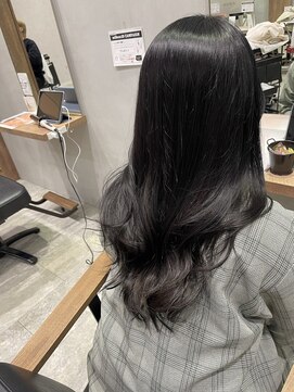 アヴァンス セブンパーク天美 松原店(AVANCE.) 韓国レイヤー×暗髪カラー