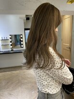 ローレン(LOREN)&nbsp;透明感髪質改善ベージュダブルカラーミルクティーグレージュ