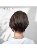 【FELICITA】白髪ぼかしショート