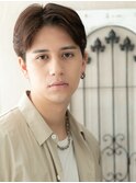 キメすぎないマットブラウン透明感フォーマルショート仙台愛子