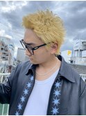 スパイキー/ブロンド/広島メンズ/広島短髪