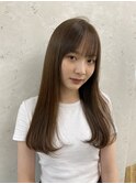 〇ミニウルフ黒染め髪質改善縮毛矯正酸性ストレートレイヤー