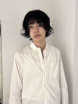 =メンズボブパーマ/メンズボブ/フェザーパーマ／MEN’S HAIR