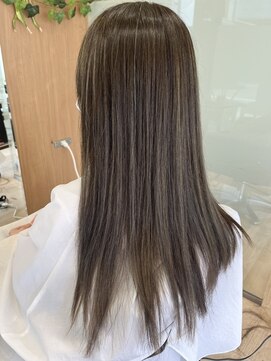 エル バイ ファースト(L by first) 【L by first】ハイライト+オリーブグレージュ