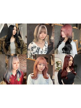 ［学割U24カット+カラー￥5980］高技術xプチプラ★学生必見！［下中野／インナーカラー/ダブルカラー］