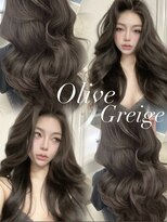 アイシー 表参道(ICY)&nbsp;オリーブグレージュ/ブリーチなしダブルカラー/レイヤーカット