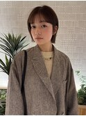 ボブ大人かわいいミニボブ20代30代40代顔まわりレイヤー