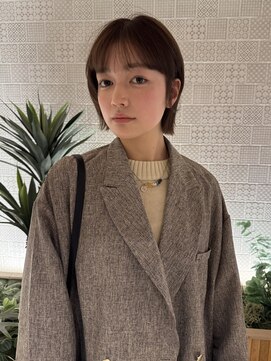 ピークアブー アヴェダ アトレ恵比寿(PEEK-A-BOO AVEDA) ボブ大人かわいいミニボブ20代30代40代顔まわりレイヤー