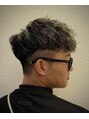 HIRO GINZA BARBER SHOP 広島本店【ヒロギンザ バーバーショップ】【3/19 OPEN予定】&nbsp;カラーとパーマの組み合わせは抜群にかっこいいです[広島]