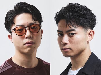 スタッグス 北千住(STUG'S)の写真/【学生でもここまで垢抜ける】ニュアンスパーマで周りと差をつけろ。スキンフェードとの相性もバッチリ。