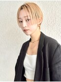 美フォルム/ハンドブローでまとまる/ブリーチ/似合わせカット