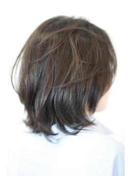 ノンスタイルノンコンセプト 美容室(Nostyle‐Noconcept) ミディアムレイヤーボブデザイン