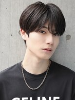 フレイバ 吉祥寺(FLAVA)&nbsp;ラウンドマッシュ シースルーマッシュ ナチュラルメンズショート