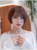 デザインカラー/レイヤーカット/ウェットヘア/オリーブベージュ