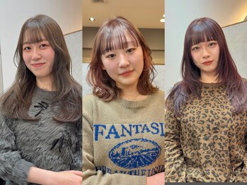 ワク 豊川店(waku)の写真/カラーを引き立てるStyleをご提案!カット次第で印象や扱いやすさが変わるヘアはwakuにお任せ♪【ブリーチ】