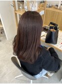 王道ブラウンカラー×セミロング