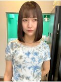 75. デザインカラー/ボブ/前髪/顔周り/似合わせカット