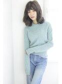 【elfo】オシャレで可愛い！無造作ウェーブパーマミディアム