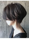 小顔 ハンサムショート